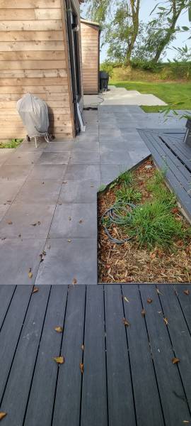 Pose d'un carrelage sur plots à proximité de Saint Valery En Caux 76
