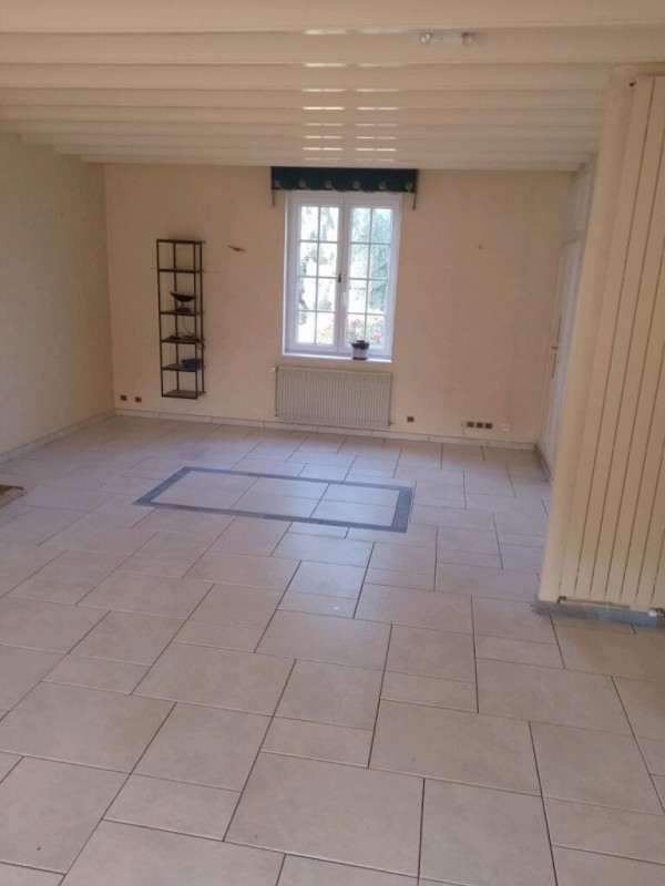 Rénovation d'un sol d'une maison de maître avec pose de carrelage multi format sur Yport 76 à côté d'Etretat