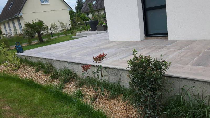 Entreprise pour pose de carrelage imitation parquet proche Fécamp