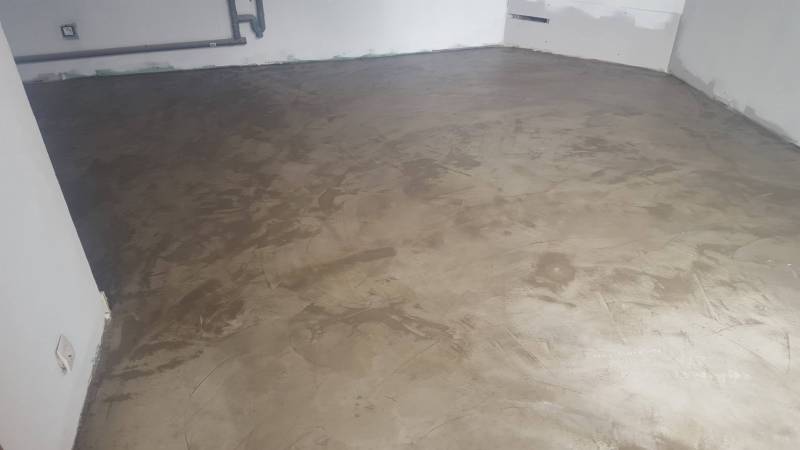 Entreprise pour l'application de béton ciré dans une cuisine en Seine Maritime