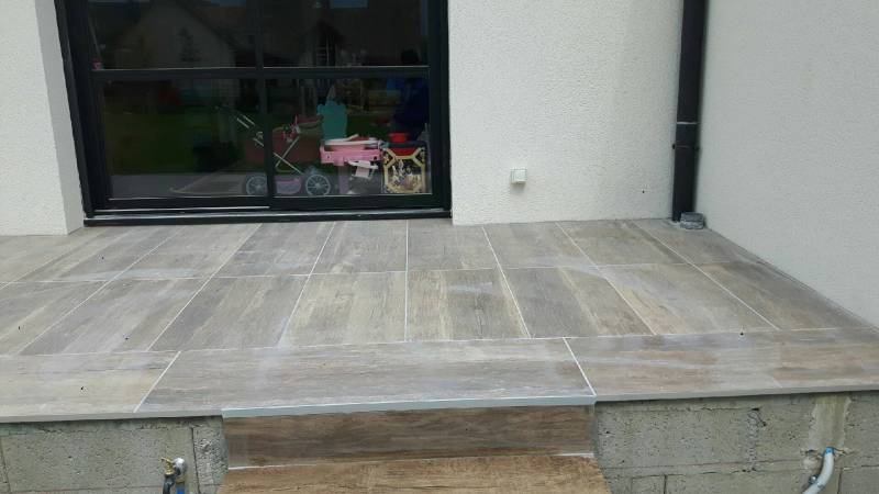 Entreprise pour pose de carrelage imitation parquet proche Harfleur