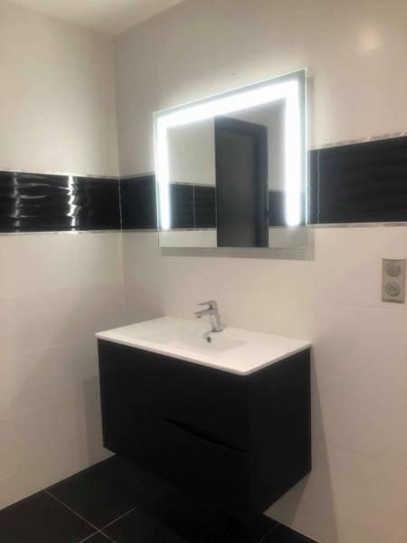 Création d'une salle de bains en faïence à Saint Valery en Caux